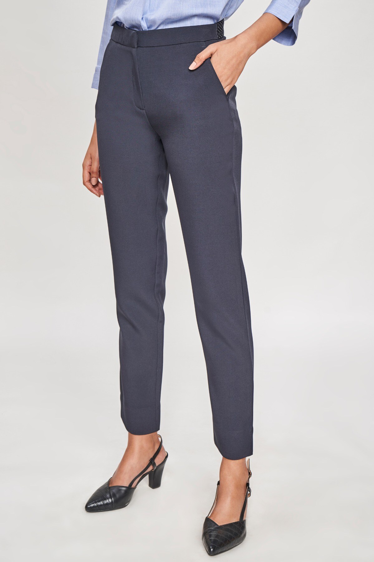 4 - Navy Blue Solid  Bottom, image 4