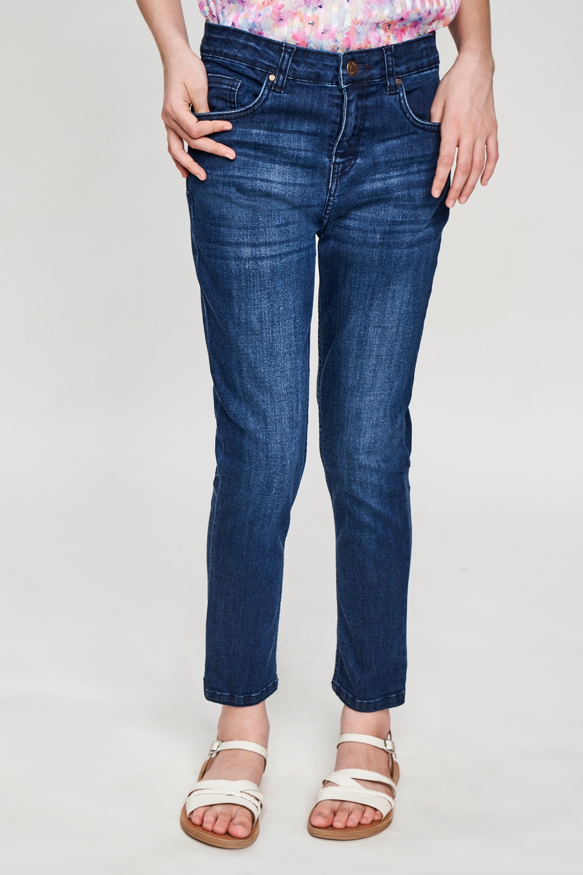 1 - Dark Blue Self Design  Bottom, image 1